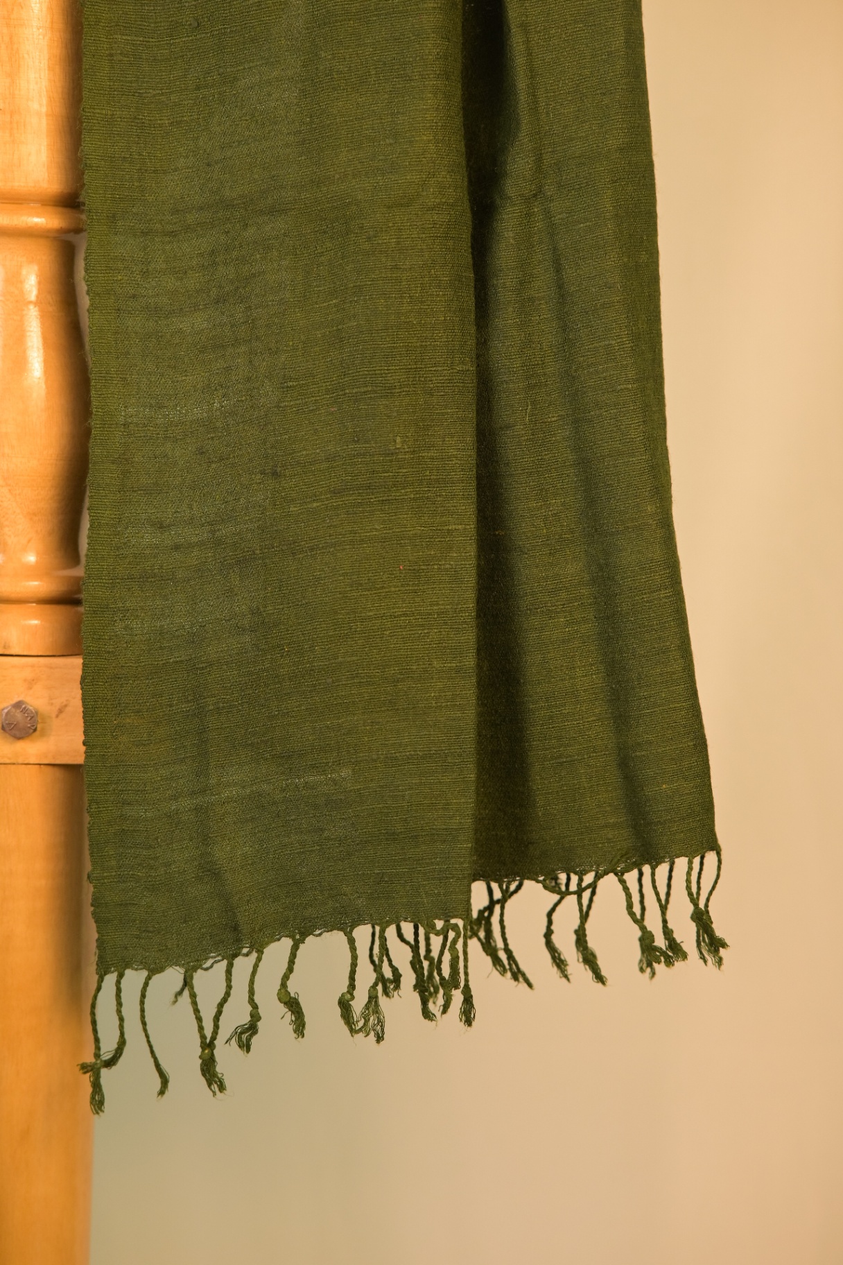 Aranya (Emerald Green Eri Silk Stole)